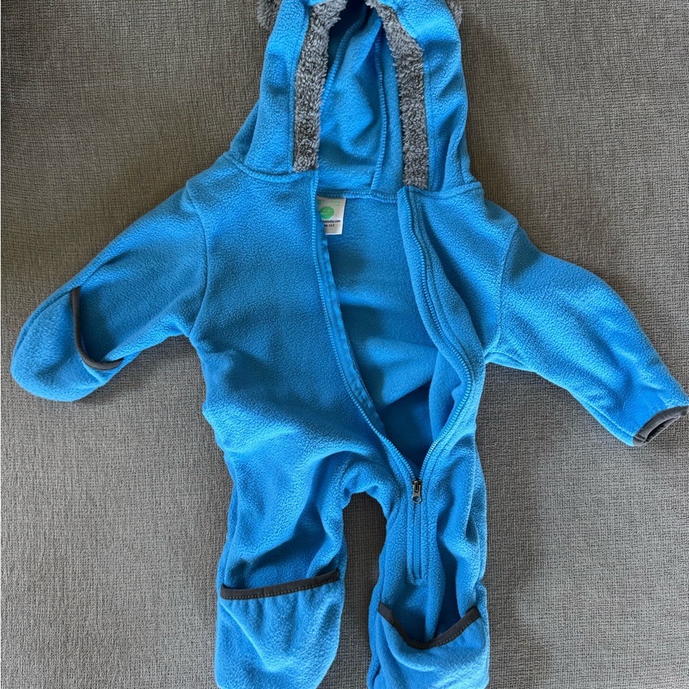 Cozy Blue Kids One Piece